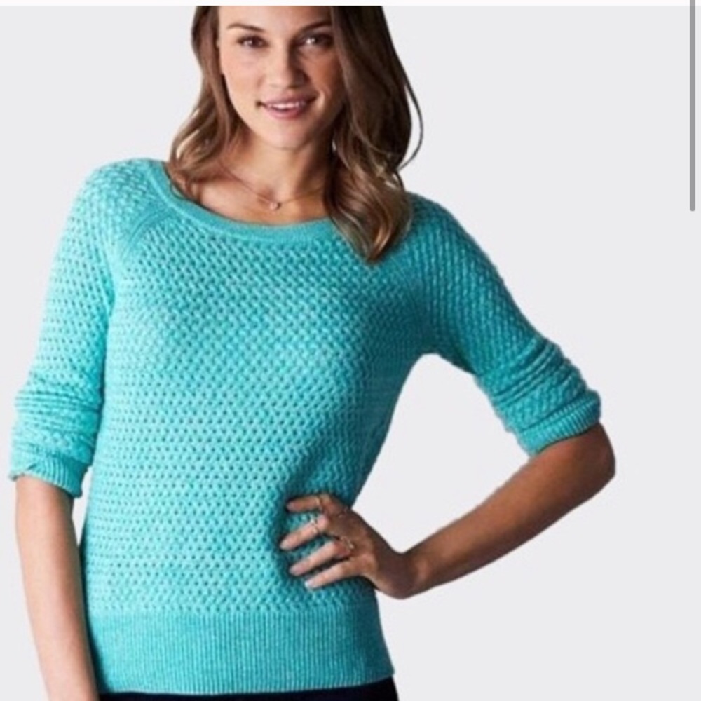 Teal american eagle sweater